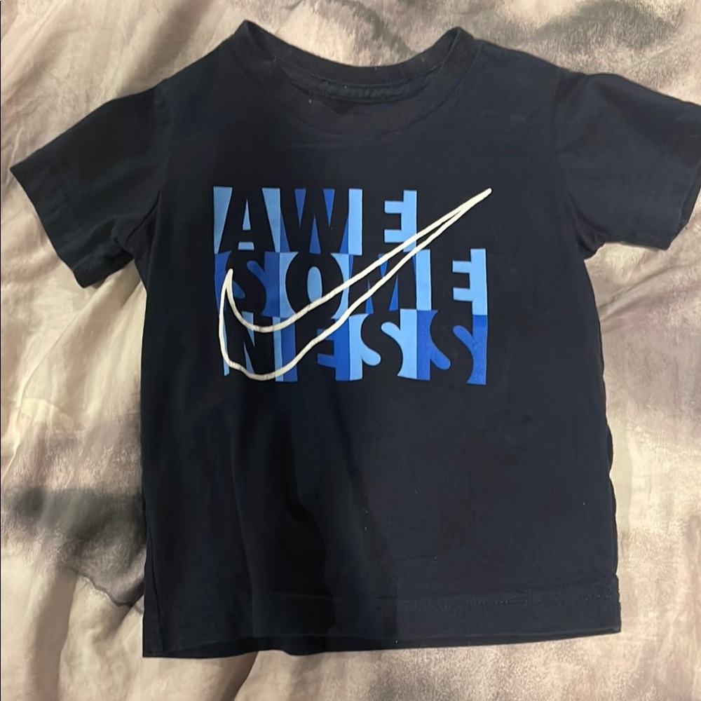 Nike Kids Blue Graphic T-Shirt